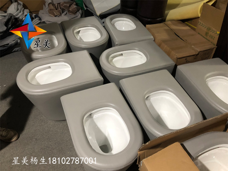 談話室安全防撞馬桶硅膠馬桶，是你想要的防撞軟包