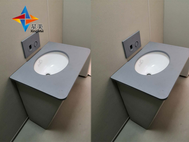 紀(jì)委談話室專用防撞硅膠洗手臺(tái)，硅膠洗手盆
